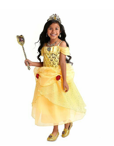 Disney Princess Belle Costume Beauty and The Beast (4Y)