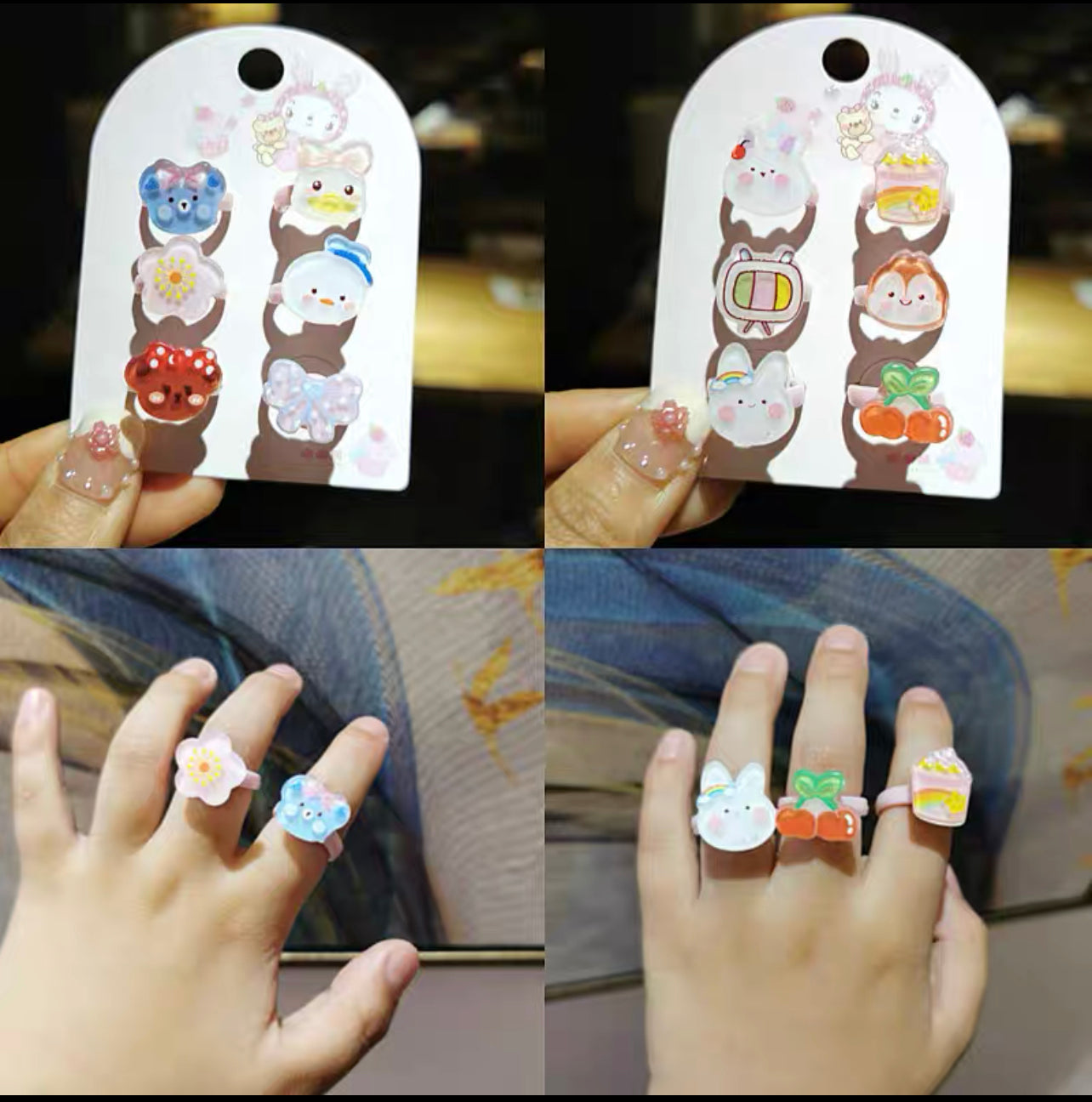 Adjustable Child Cute rings(whole Pack)