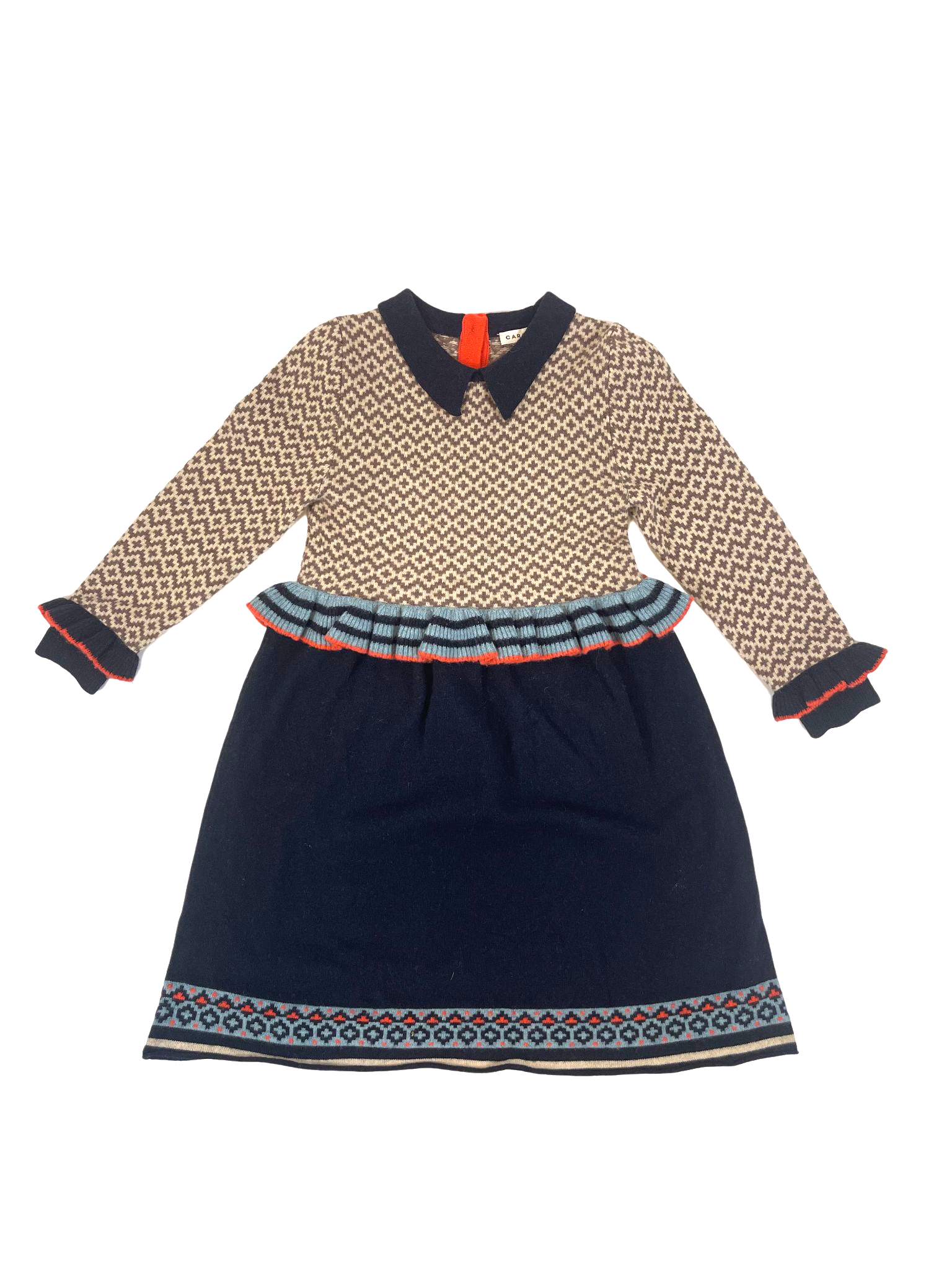 Caramel Wool Dress(6Y)