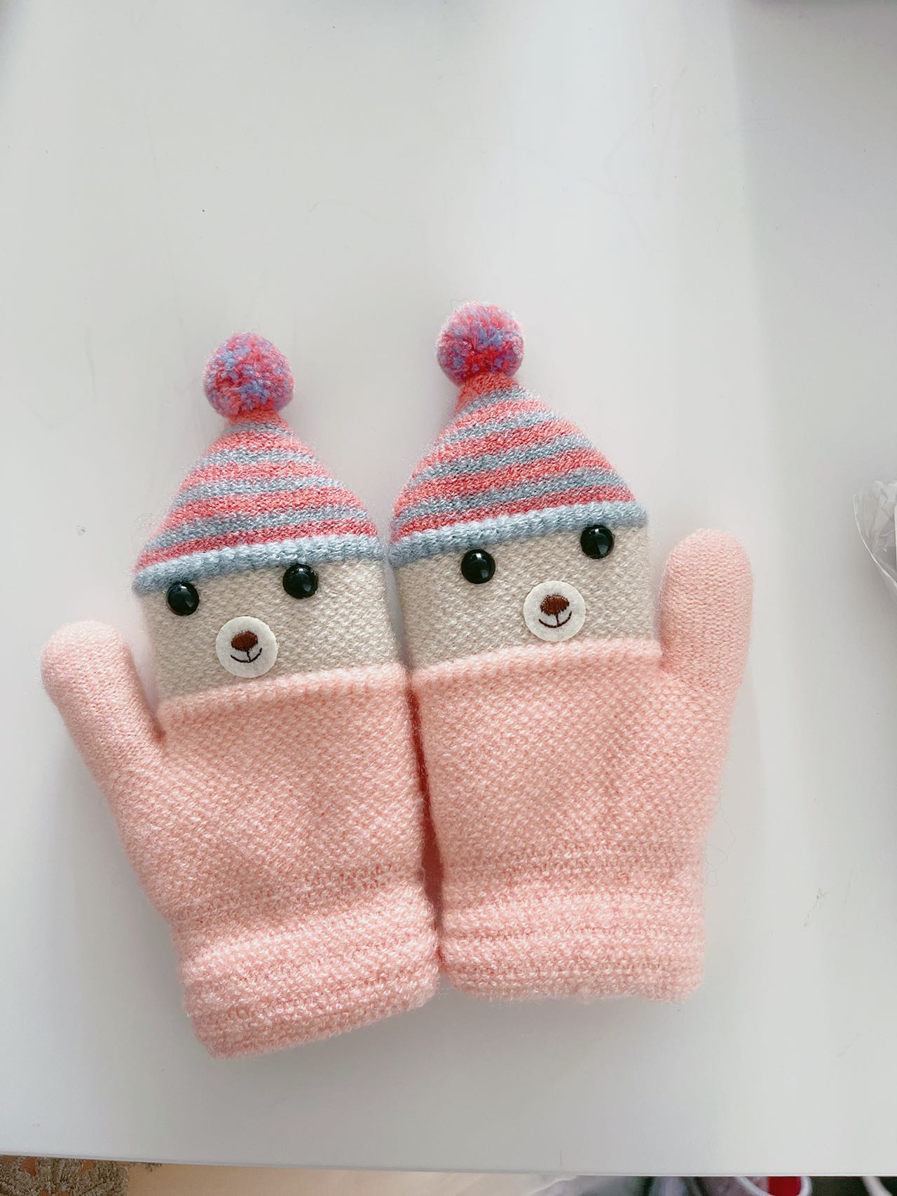 Kid's Winter Mittens with mitten cover (3Y)