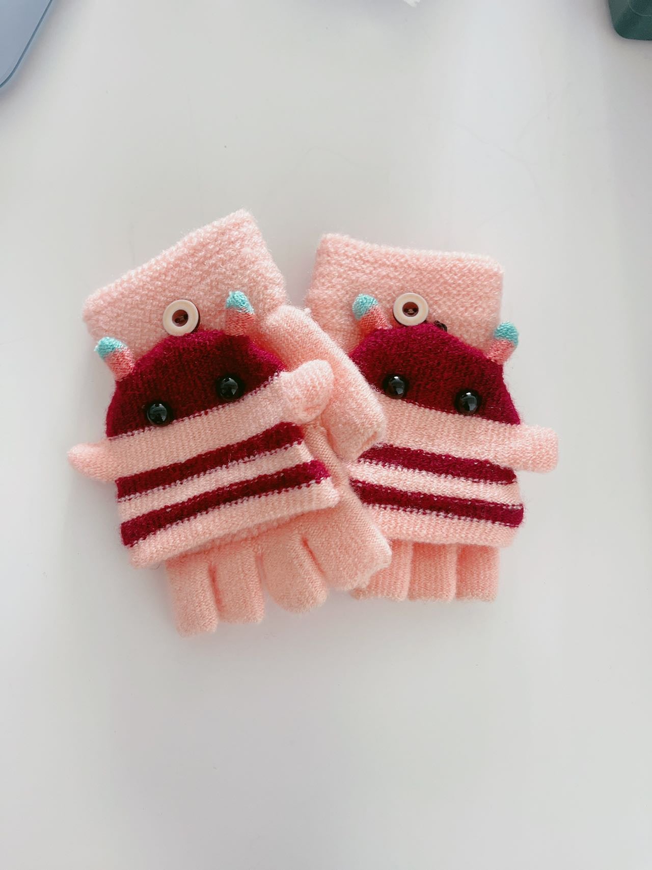 Kids Winter Gloves with mitten cover (2Y)-Unworn