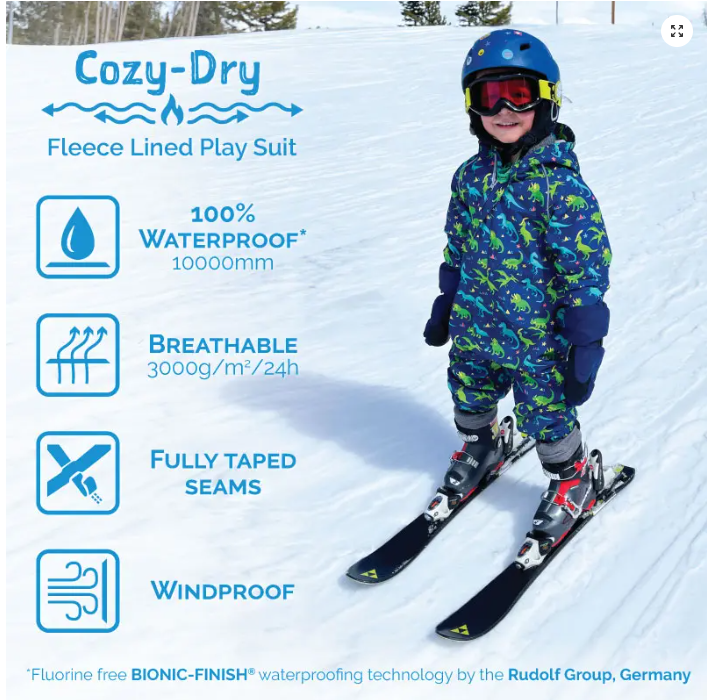 Cozy-Dry Play Suit | Terrazzo(2Y)