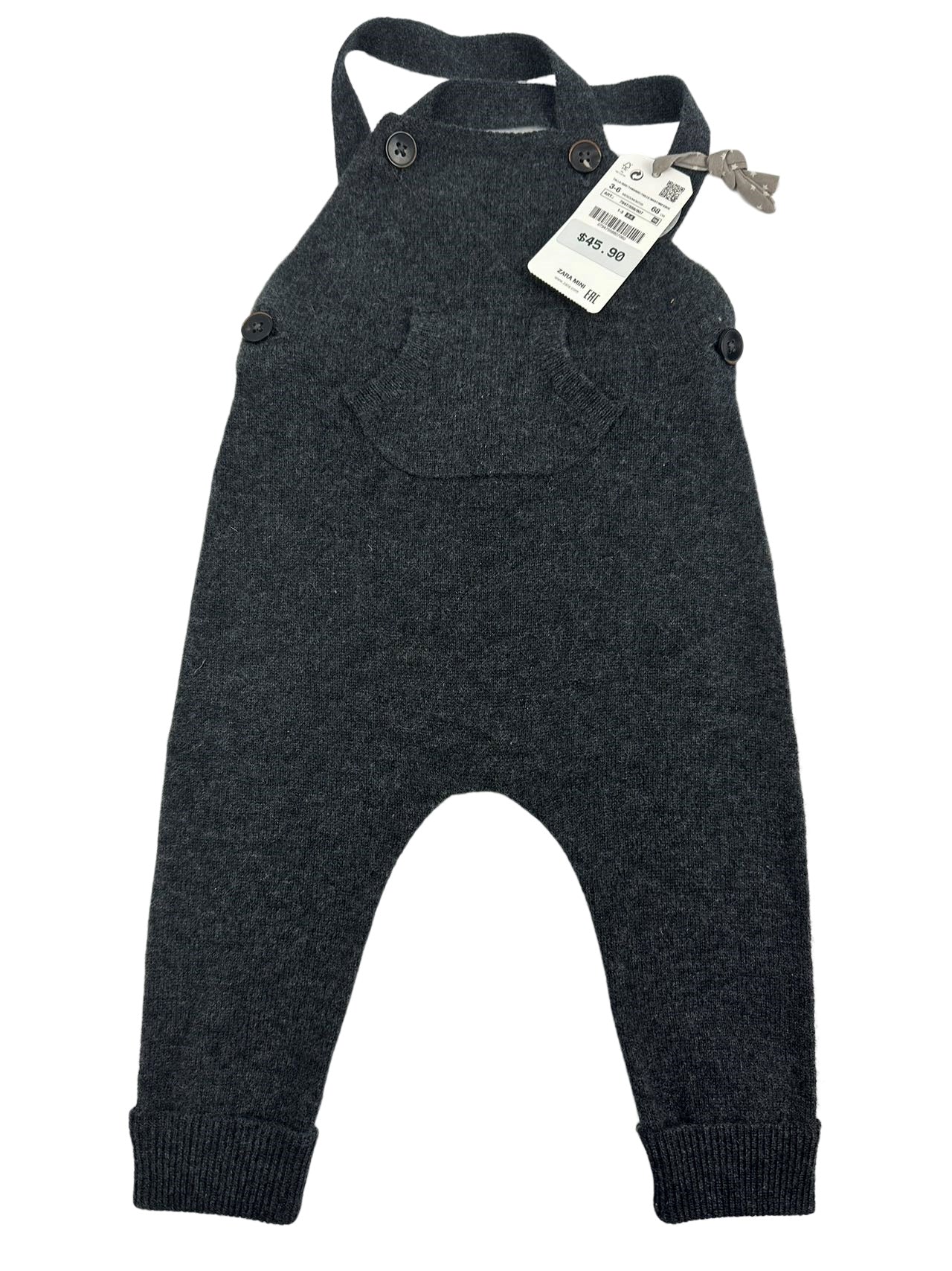 Zara cashmere jumpsuit (3-6M)-Unworn