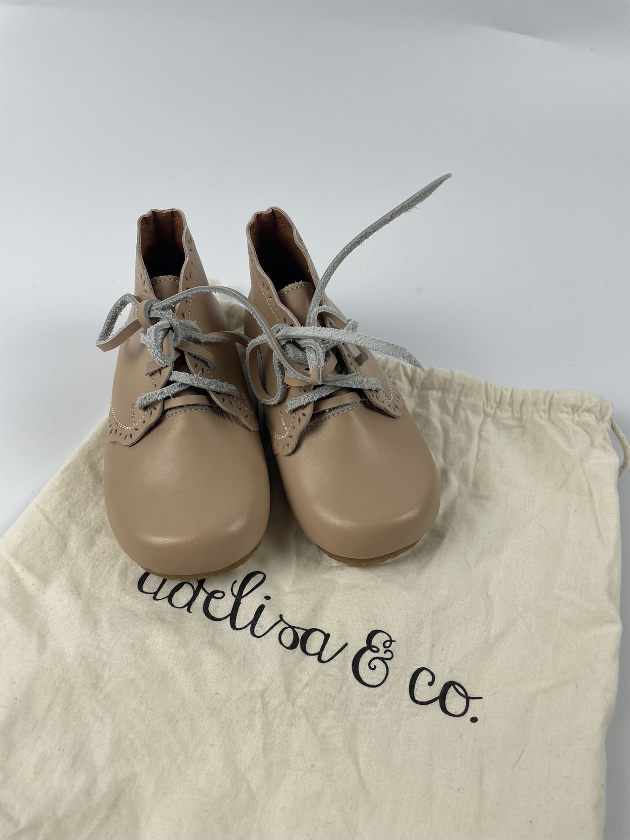 Adelisa & Co Handmade Leather Boots (US6)-Toddler-Unworn