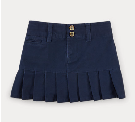 Stretch Cotton Chino Skirt(5Y)