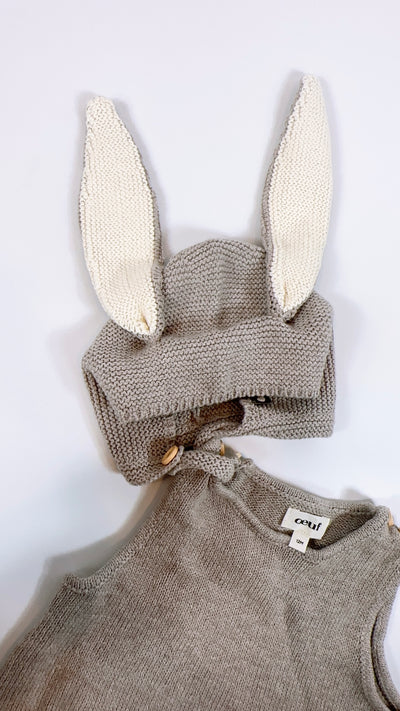 Oeuf Onepiece with Bunny Hat(12M)