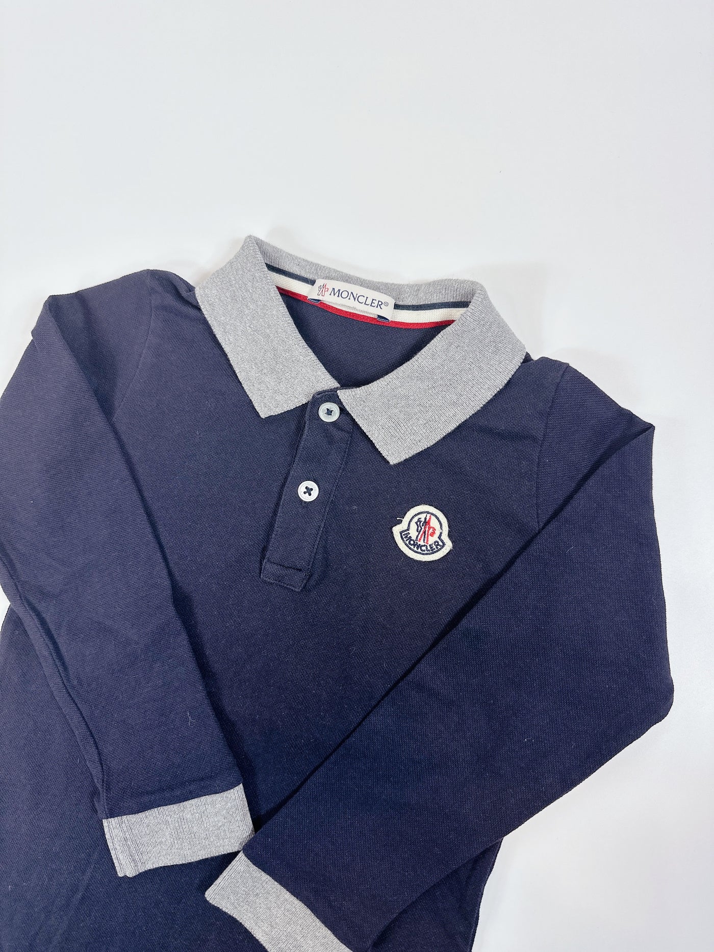 Moncler Boy Longsleeve Polo Shirt(3Y)